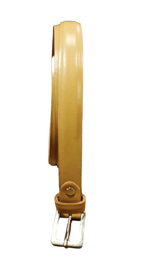 Cintura in pelle Donna Pelletteria Allegrini Filippo 2074/20 beige - Pelletteria Allegrini