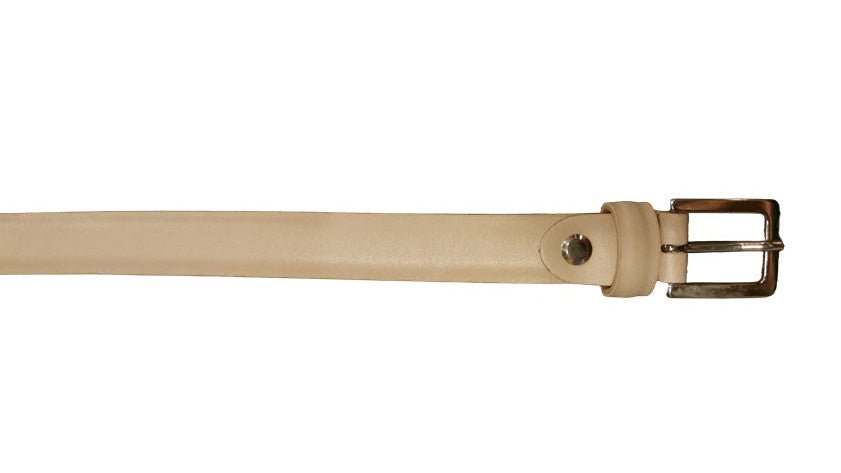 Cintura in pelle Donna Pelletteria Allegrini Filippo 2074/20 cipria - Pelletteria Allegrini