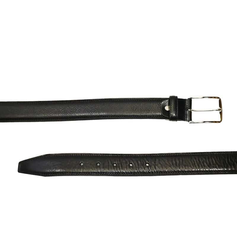 Cintura in pelle Pelletteria Allegrini Filippo 069/35 nero - Pelletteria Allegrini