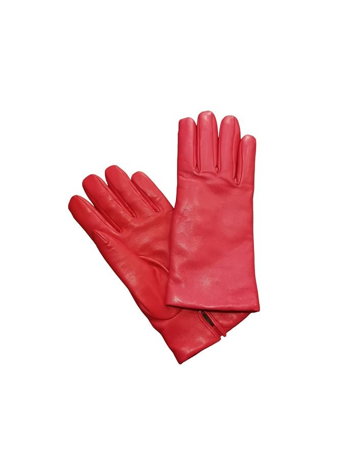 Guanto donna liscio in pelle Pelletteria Allegrini Filippo G303C fuxia - Pelletteria Allegrini