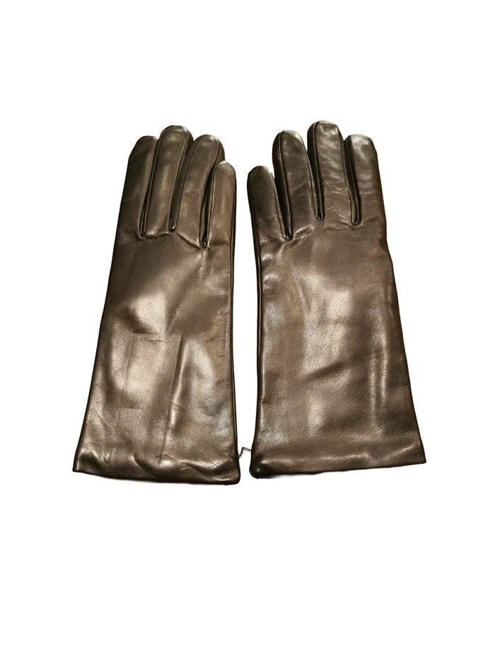 Guanto donna liscio in pelle Pelletteria Allegrini Filippo G303C Nero - Pelletteria Allegrini