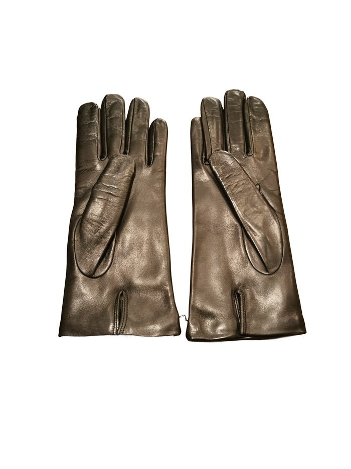 Guanto donna liscio in pelle Pelletteria Allegrini Filippo G303C Nero - Pelletteria Allegrini