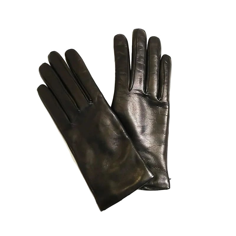Guanto donna liscio in pelle Pelletteria Allegrini Filippo G303C Nero - Pelletteria Allegrini