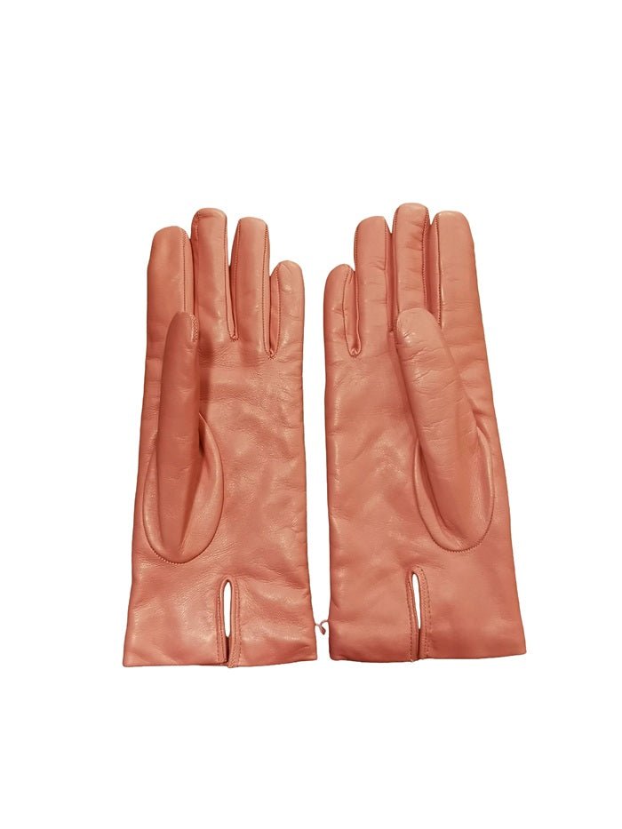 Guanto donna liscio in pelle Pelletteria Allegrini Filippo G303C rosa - Pelletteria Allegrini