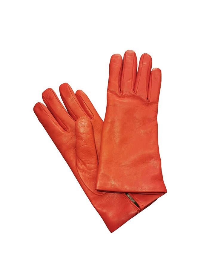 Guanto donna liscio in pelle Pelletteria Allegrini Filippo G303C Rosso - Pelletteria Allegrini