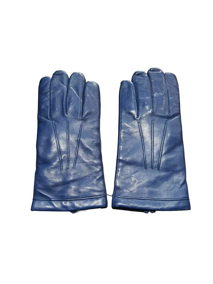 Guanto uomo in pelle Pelletteria Allegrini Filippo G200 bluette - Pelletteria Allegrini