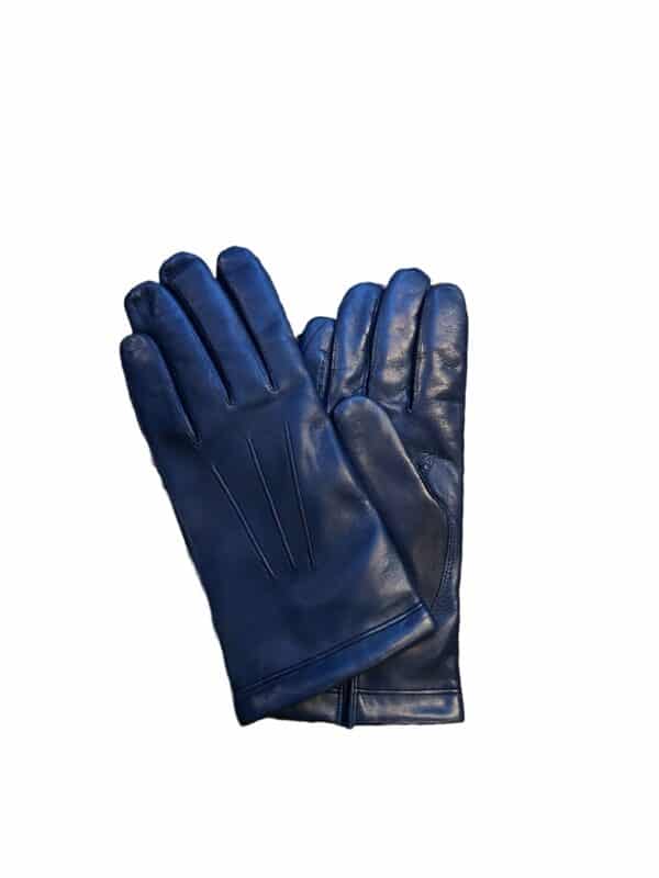 Guanto uomo in pelle Pelletteria Allegrini Filippo G200 bluette - Pelletteria Allegrini
