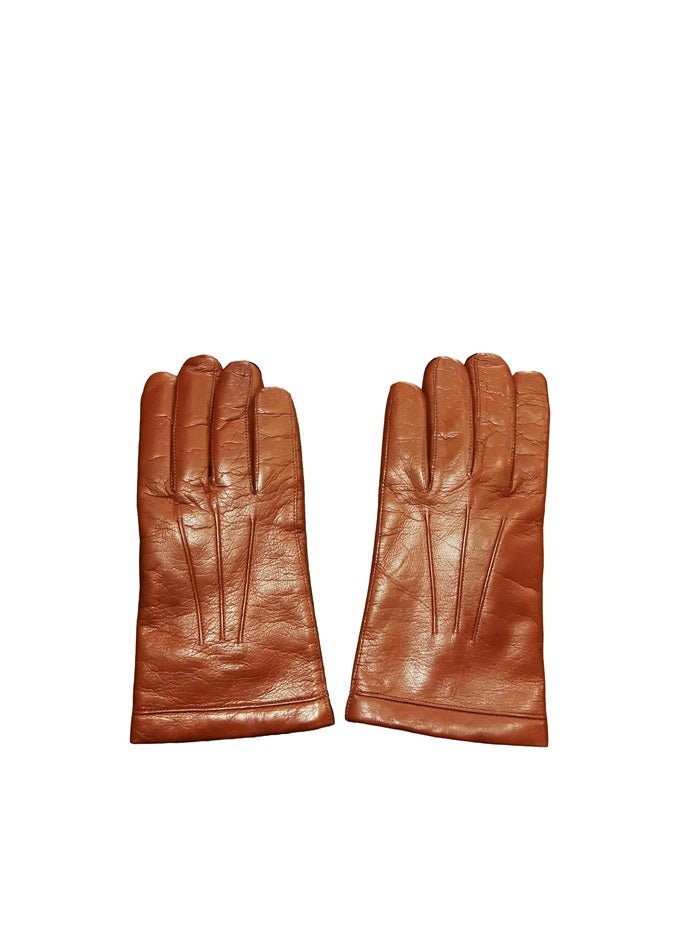 Guanto uomo in pelle Pelletteria Allegrini Filippo G200 cognac - Pelletteria Allegrini