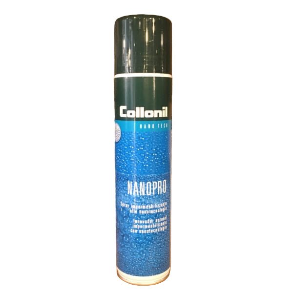Impermeabilizzante spray protettivo per scarpe e oggetti in pelle COLLONIL NANOPRO 300ML - Pelletteria Allegrini