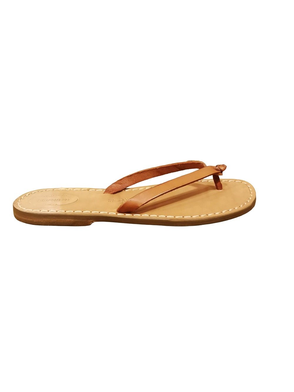 Infradito in cuoio da donna Pelletteria Allegrini Filippo 540D Cuoio - Pelletteria Allegrini
