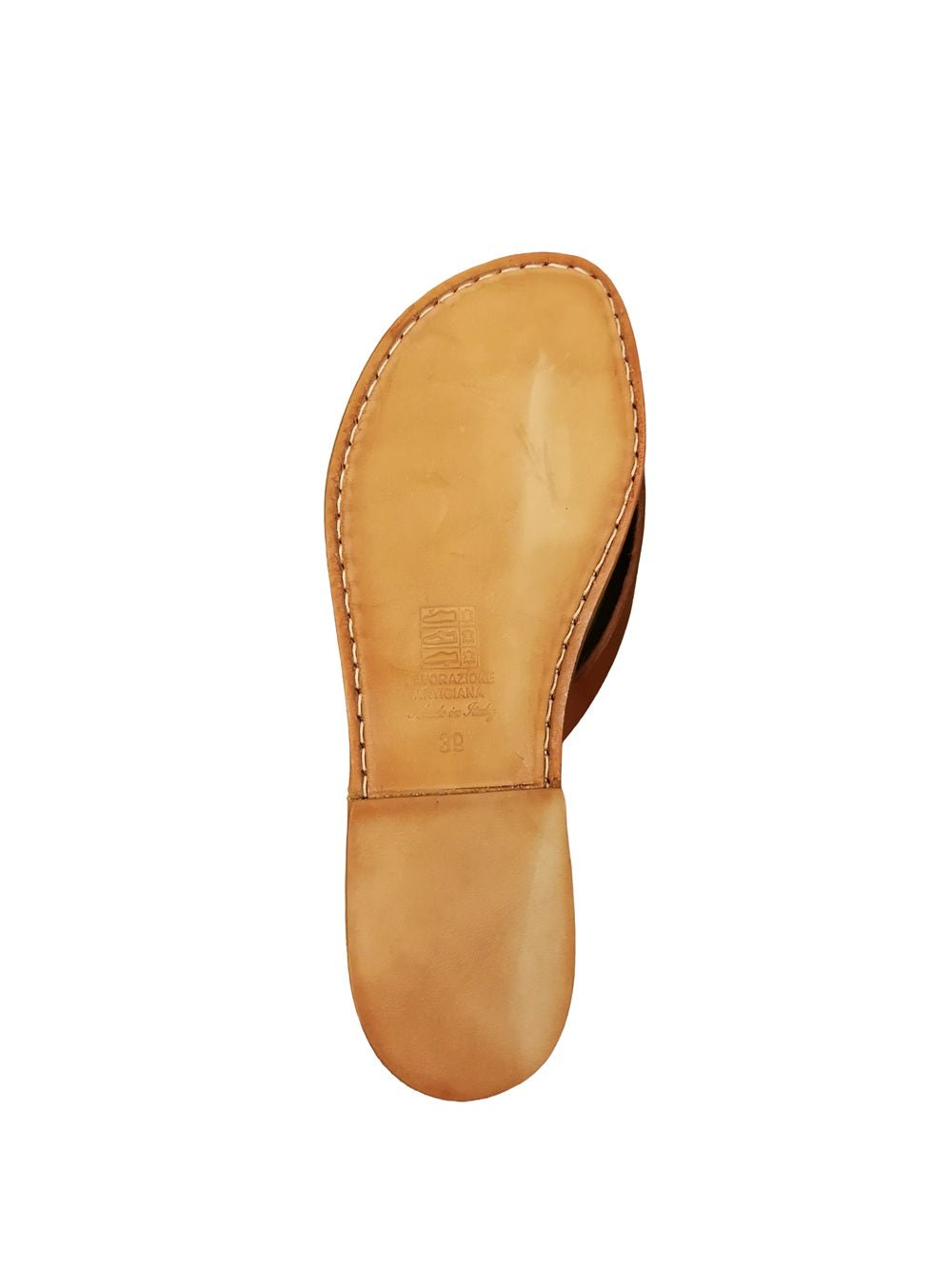 Infradito in cuoio da donna Pelletteria Allegrini Filippo 540D Cuoio - Pelletteria Allegrini