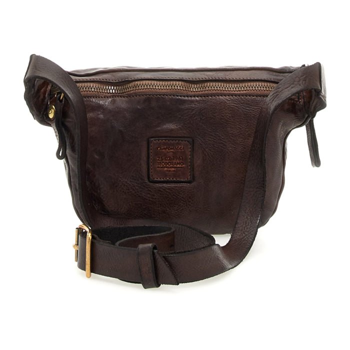 Marsupio in pelle Campomaggi C018420ND X0001 moro - Pelletteria Allegrini