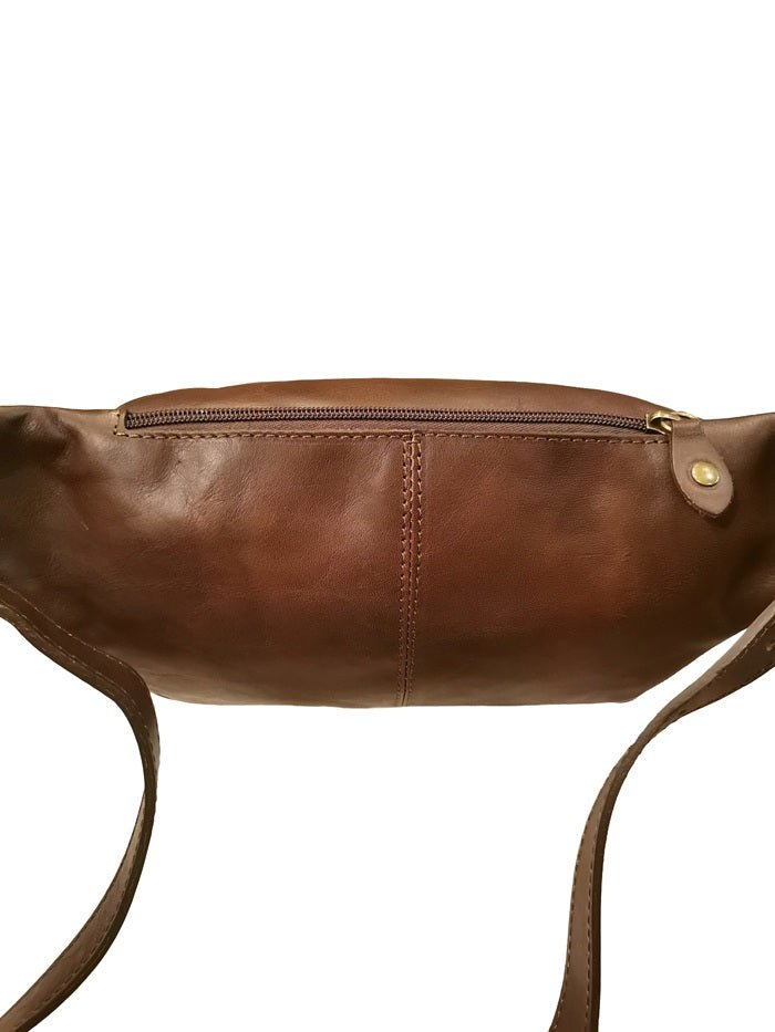 Marsupio in pelle I Medici 63/0890 Testa di moro - Pelletteria Allegrini