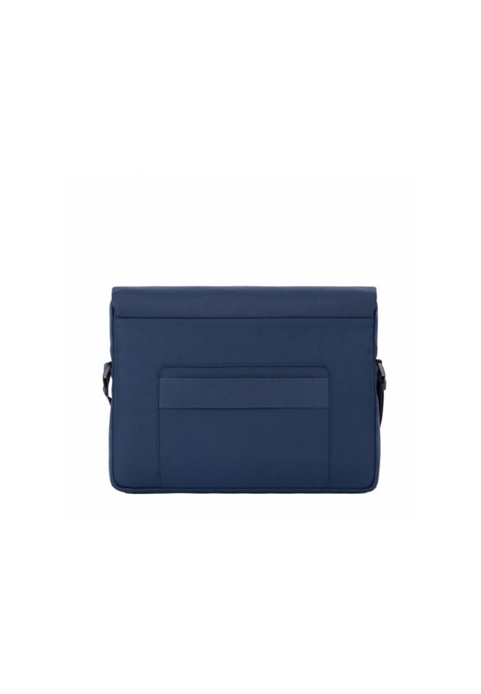 Messenger per computer e iPad® in tessuto riciclato Piquadro CA4639W120 Blu - Pelletteria Allegrini