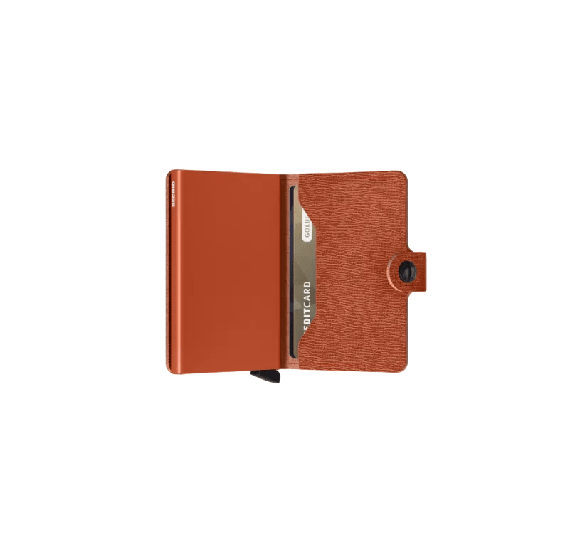 Miniwallet Crisple SECRID MC - arancio - Pelletteria Allegrini