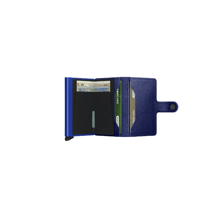 Miniwallet Crisple SECRID MC - cobalto - Pelletteria Allegrini