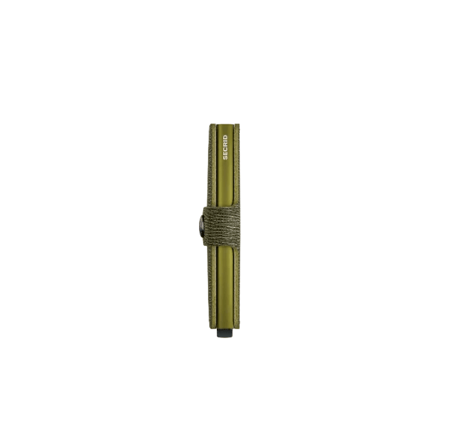 Miniwallet Crisple SECRID MC - verde oliva - Pelletteria Allegrini