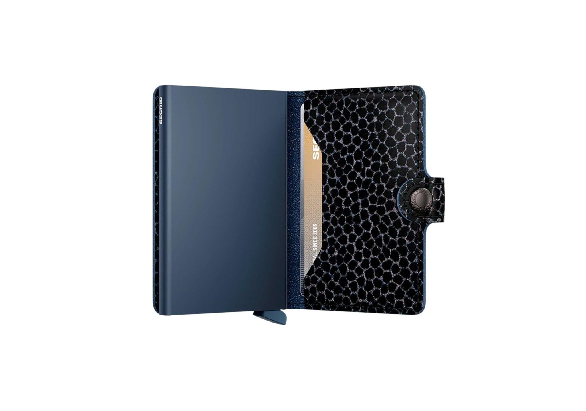 Miniwallet Giraffina SECRID MGI - blu - Pelletteria Allegrini