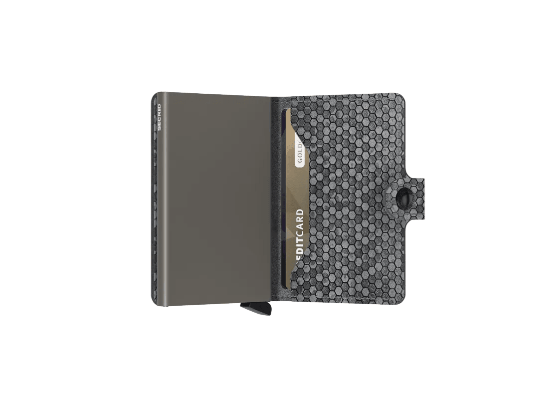 Miniwallet Hexagon SECRID MHE - grigio - Pelletteria Allegrini