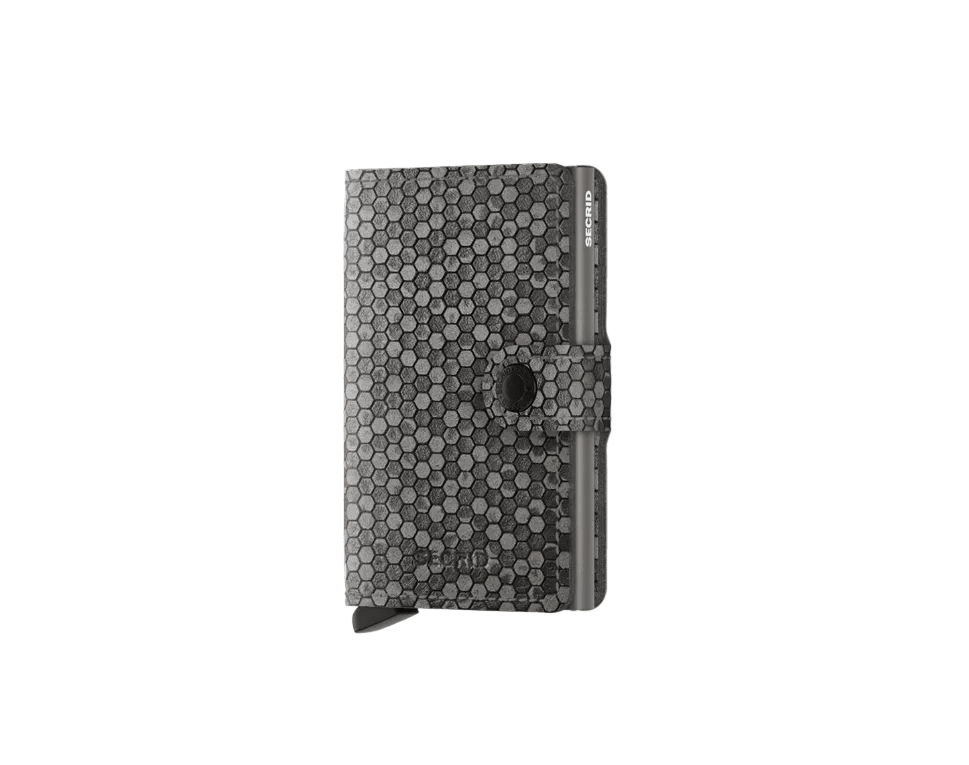 Miniwallet Hexagon SECRID MHE - grigio - Pelletteria Allegrini