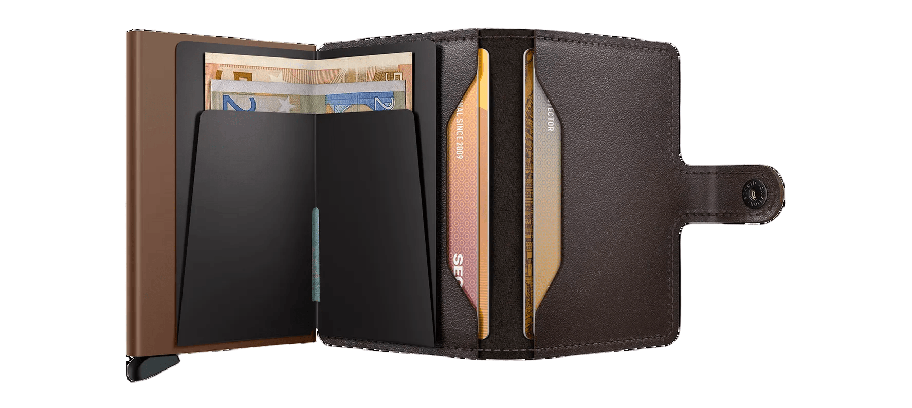 Miniwallet Original SECRID M - chocolate - Pelletteria Allegrini