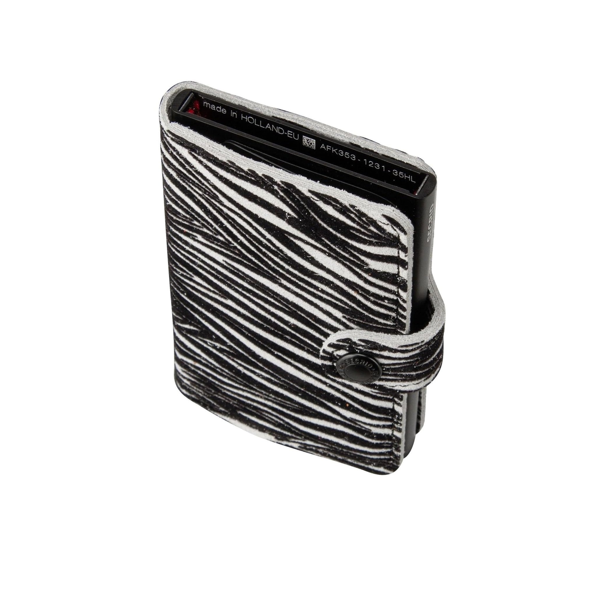 Miniwallet Zebra SECRID MZE - grigio chiaro - Pelletteria Allegrini