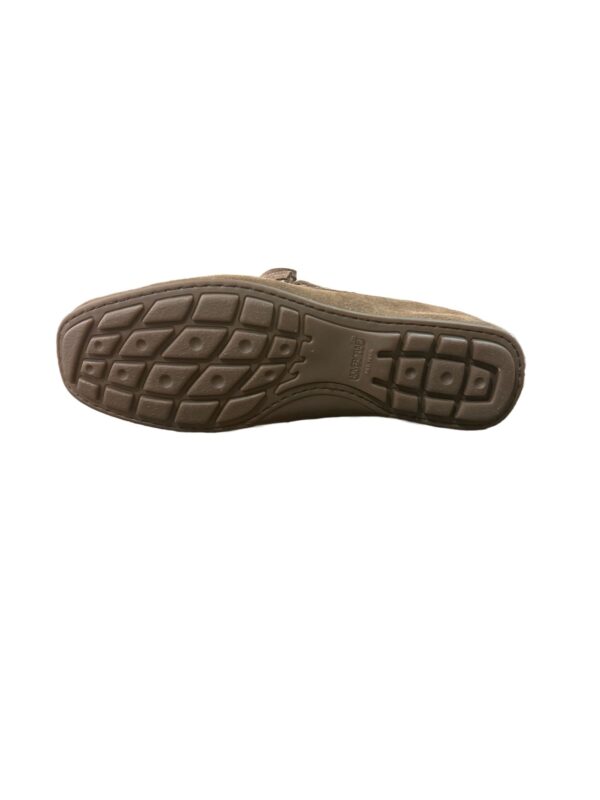 Mocassino camoscio uomo Pelletteria Allegrini Filippo 3744 Taupe - Pelletteria Allegrini