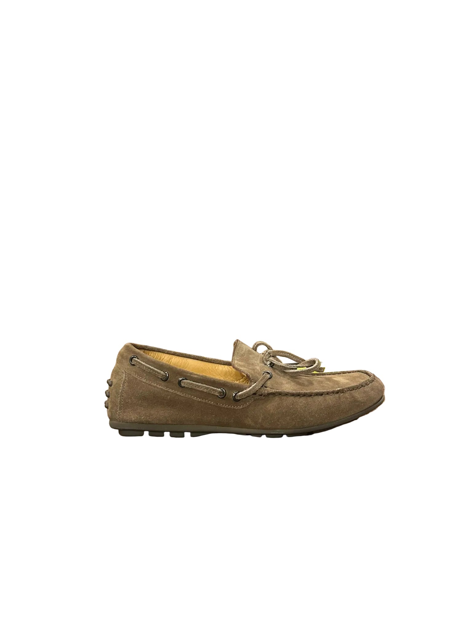 Mocassino camoscio uomo Pelletteria Allegrini Filippo 3744 Taupe - Pelletteria Allegrini