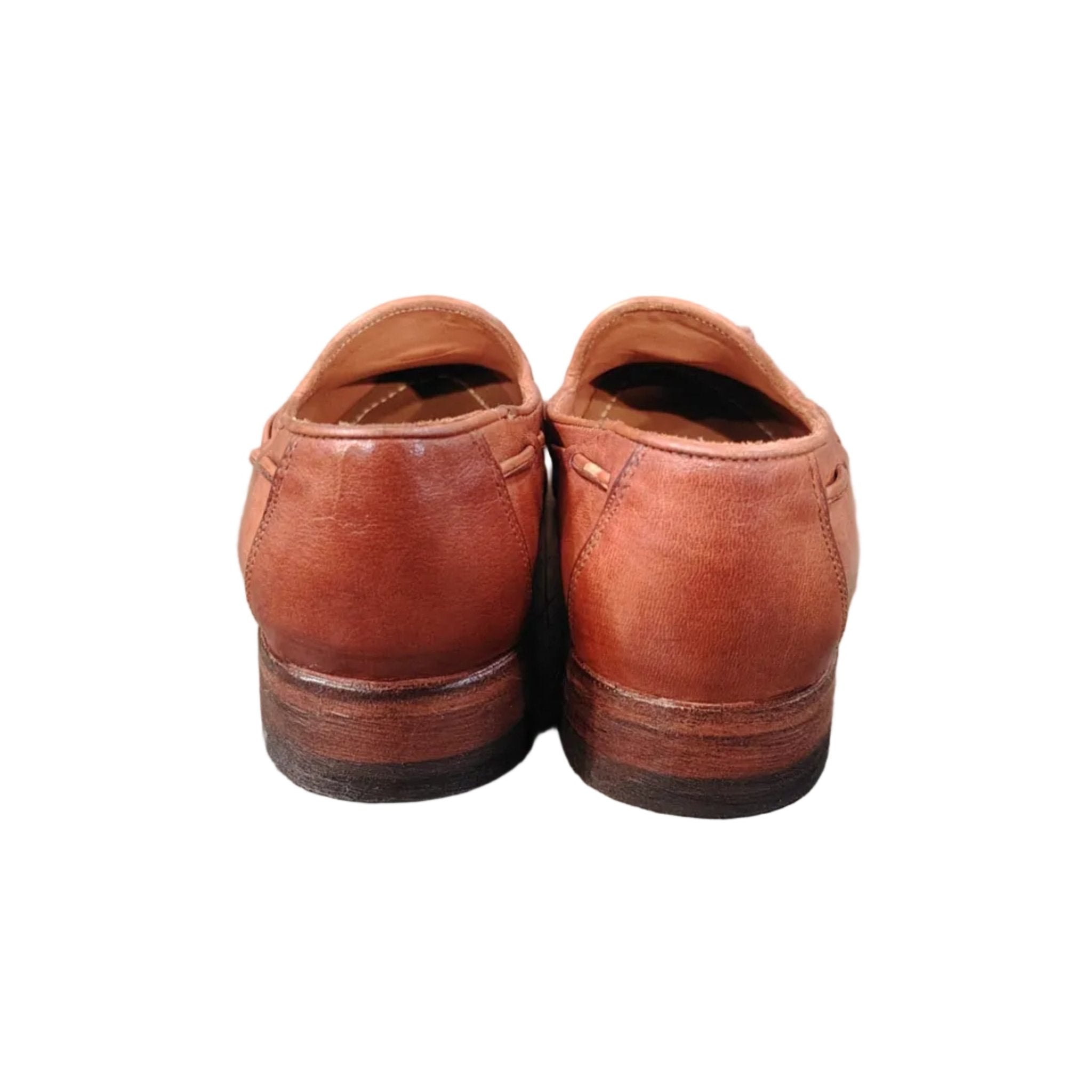 Mocassino donna con nappine Pelletteria Allegrini Filippo D429 Coker - Pelletteria Allegrini