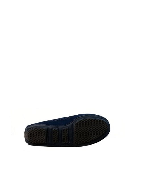 Mocassino donna in camoscio Pelletteria Allegrini Filippo 4326 Blu - Pelletteria Allegrini