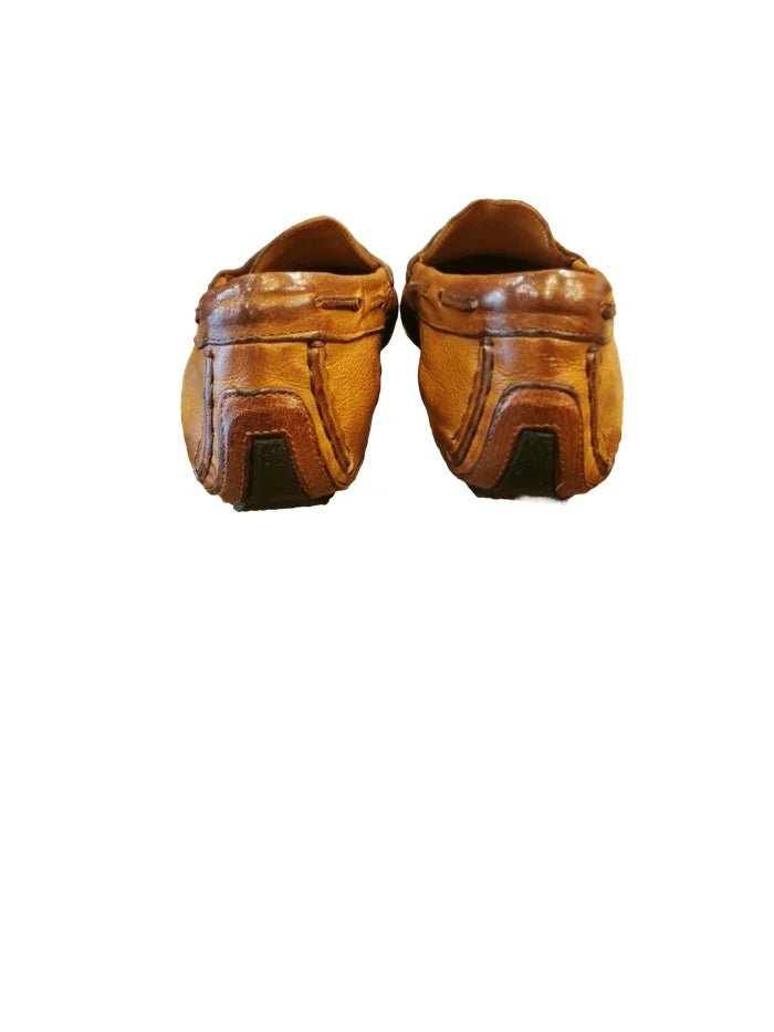 Mocassino donna in pelle Pelletteria Allegrini Filippo 5108 Cuoio - Pelletteria Allegrini