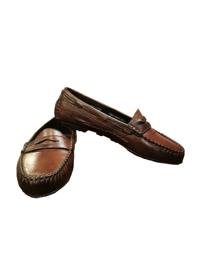 Mocassino donna in pelle Pelletteria Allegrini Filippo 5108 Marrone - Pelletteria Allegrini