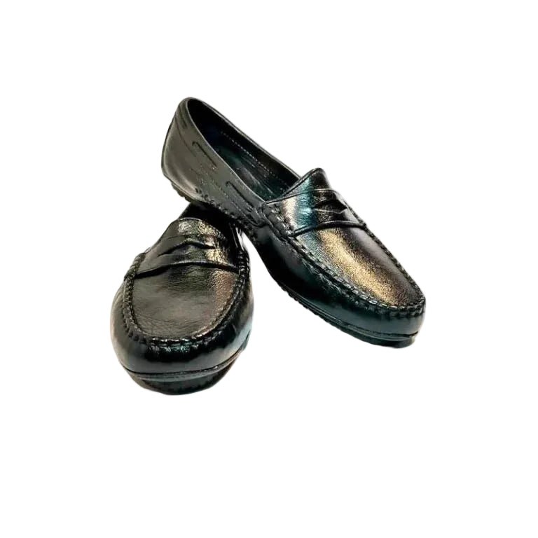 Mocassino donna in pelle Pelletteria Allegrini Filippo 5108 Nero - Pelletteria Allegrini