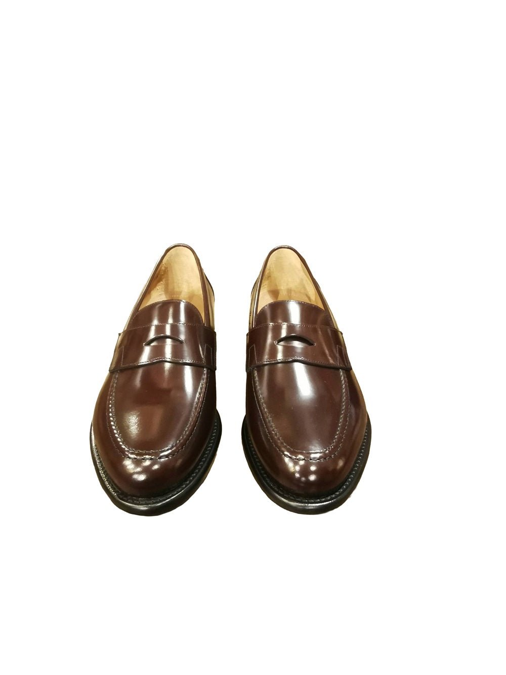 Mocassino in pelle uomo Pelletteria Allegrini Filippo NOZOMI Bordeaux - Pelletteria Allegrini