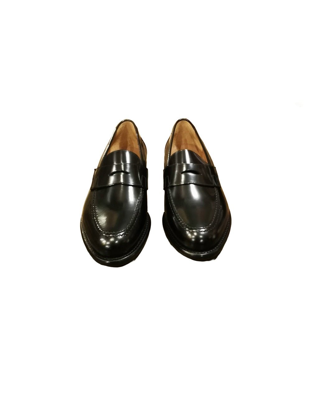 Mocassino in pelle uomo Pelletteria Allegrini Filippo NOZOMI Nero - Pelletteria Allegrini