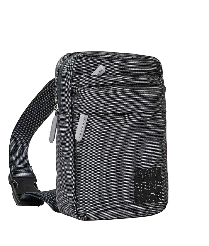 Monospalla sling bag District bag Mandarina Duck P10KPM02 Steel - Pelletteria Allegrini
