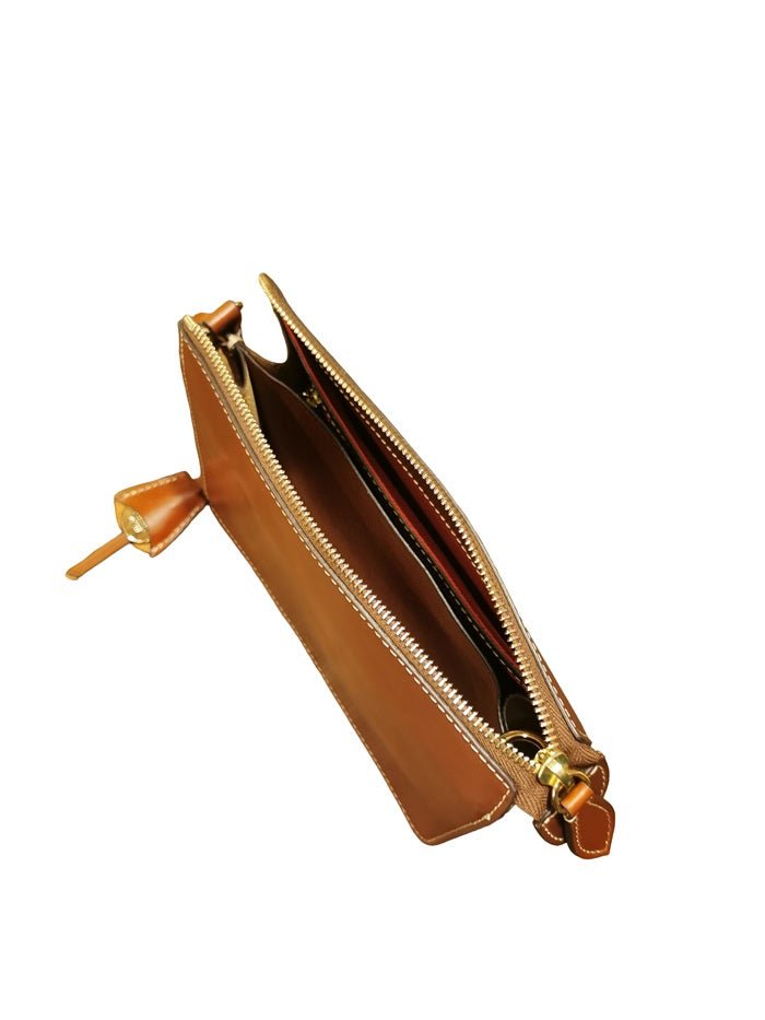 Piccola borsa in pelle Boldrini 07586 Golden - Pelletteria Allegrini