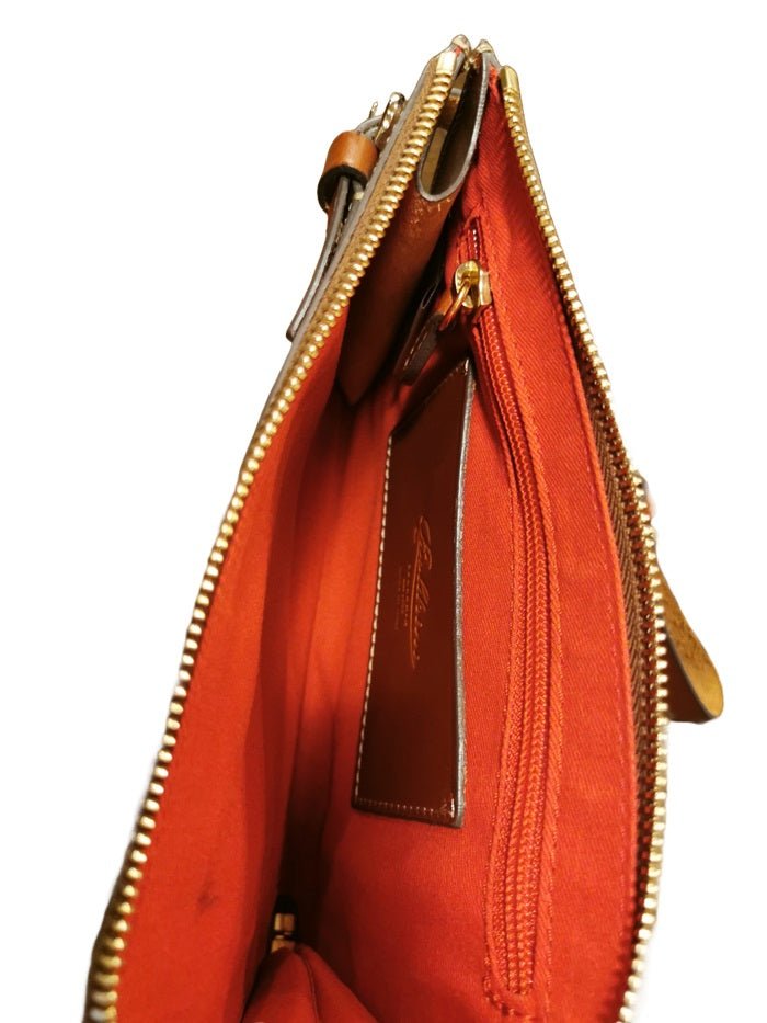 Pochette in pelle Boldrini 07496 Golden - Pelletteria Allegrini
