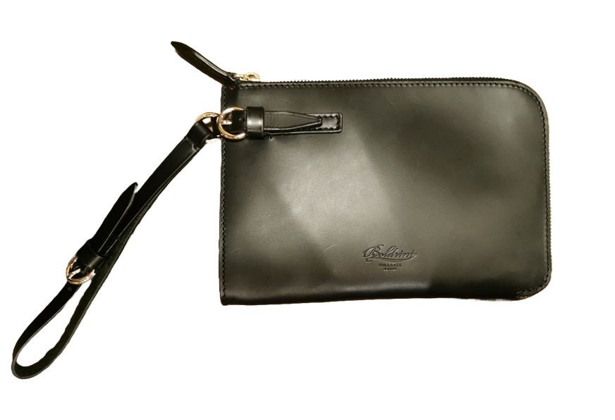 Pochette in pelle Boldrini 07496 Nero - Pelletteria Allegrini