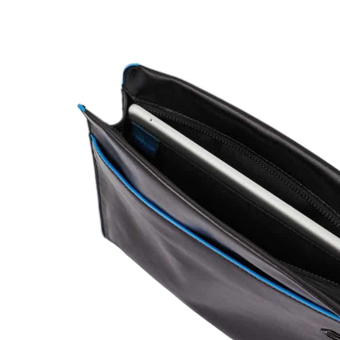 Pochette in pelle Piquadro AC5974B2VR Blu - Pelletteria Allegrini
