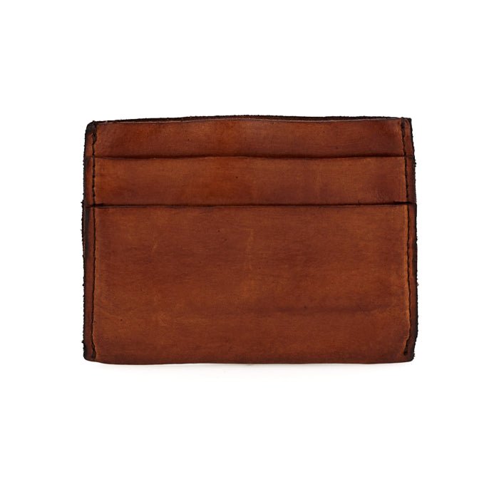 Porta Carte in pelle Campomaggi C014440ND X0001 cognac - Pelletteria Allegrini