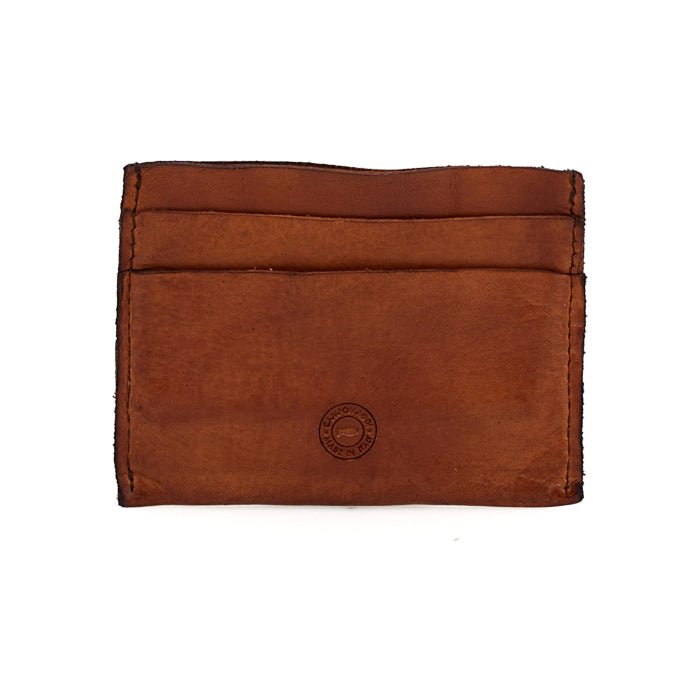 Porta Carte in pelle Campomaggi C014440ND X0001 cognac - Pelletteria Allegrini