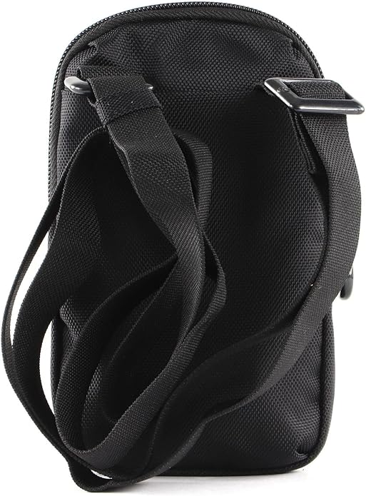 Porta telefono con tracolla in tessuto MD Mandarina Duck P10QMPN2 Nero - Pelletteria Allegrini