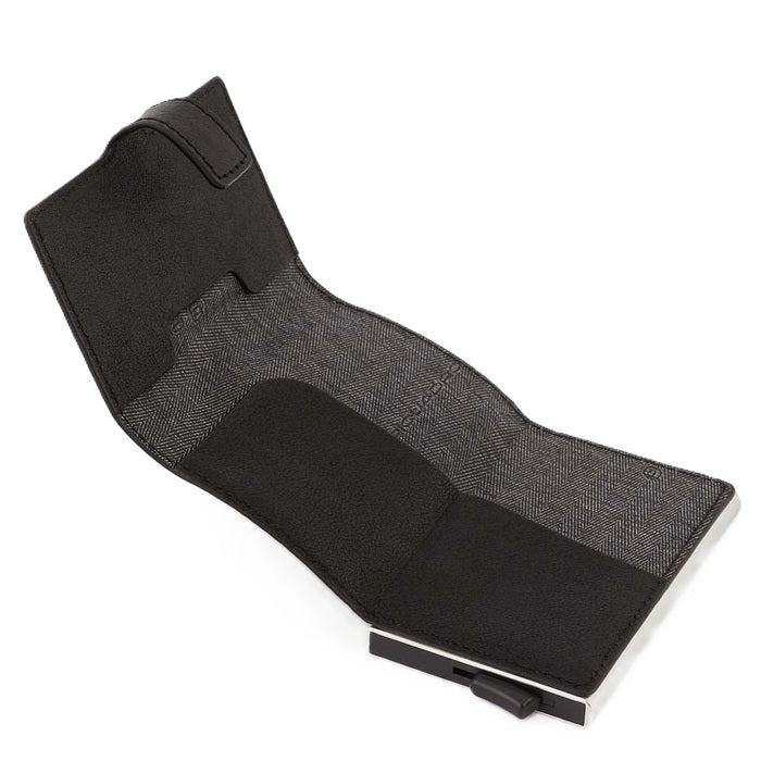 Portacarte automatico uomo Piquadro PP5649B3R Nero - Pelletteria Allegrini