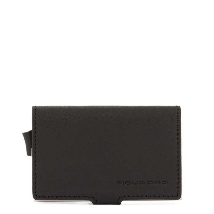Portacarte automatico uomo Piquadro PP5649B3R Nero - Pelletteria Allegrini