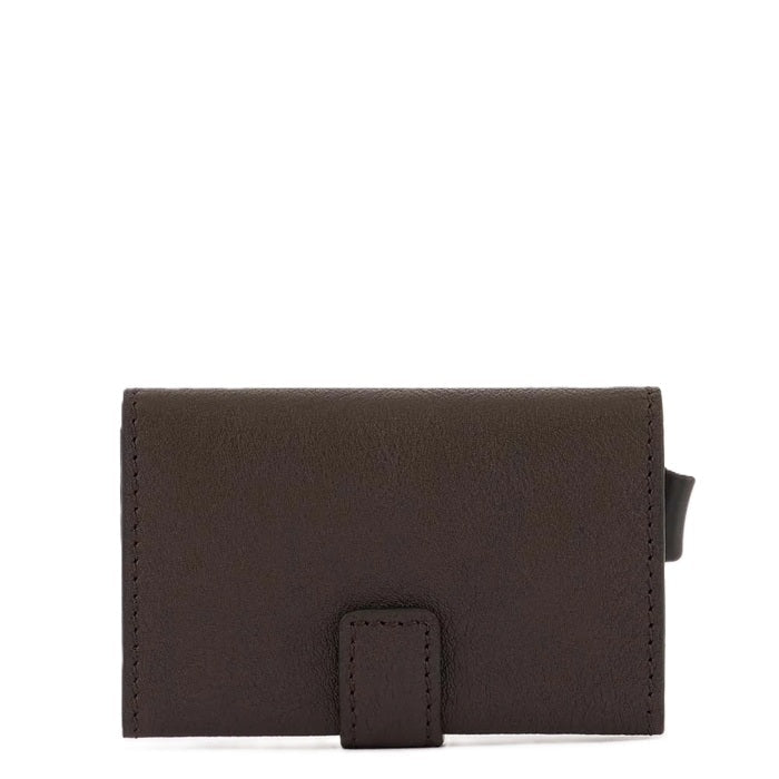 Portacarte automatico uomo Piquadro PP5649B3R Testa di moro - Pelletteria Allegrini