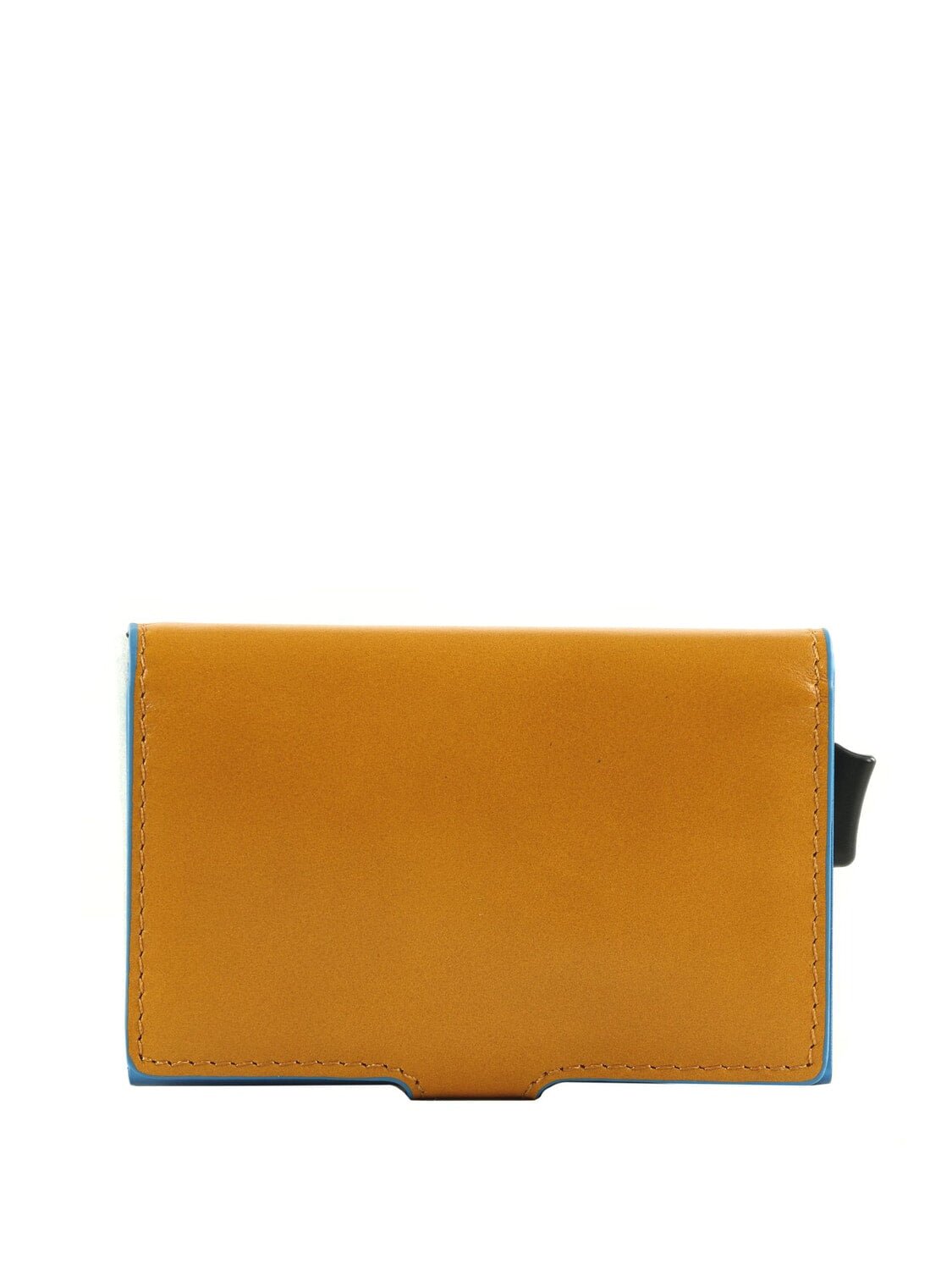 Portacarte in alluminio e pelle Piquadro PP5649B2BLR Giallo - Pelletteria Allegrini