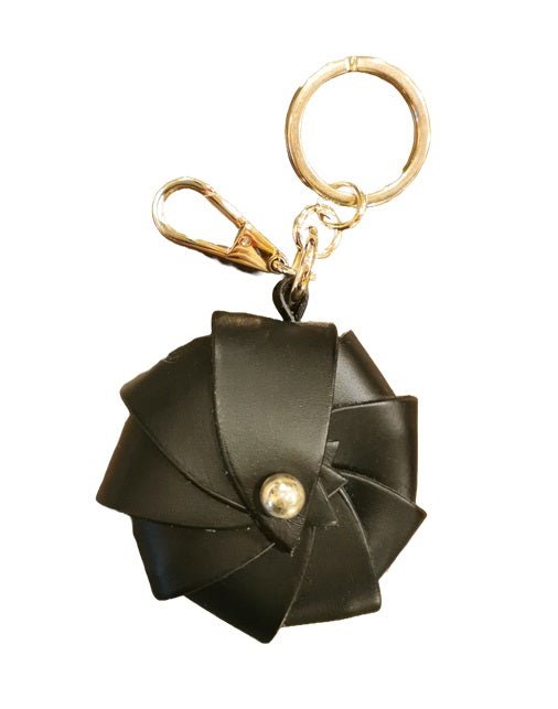 Portachiavi in pelle Boldrini 0666 Nero - Pelletteria Allegrini
