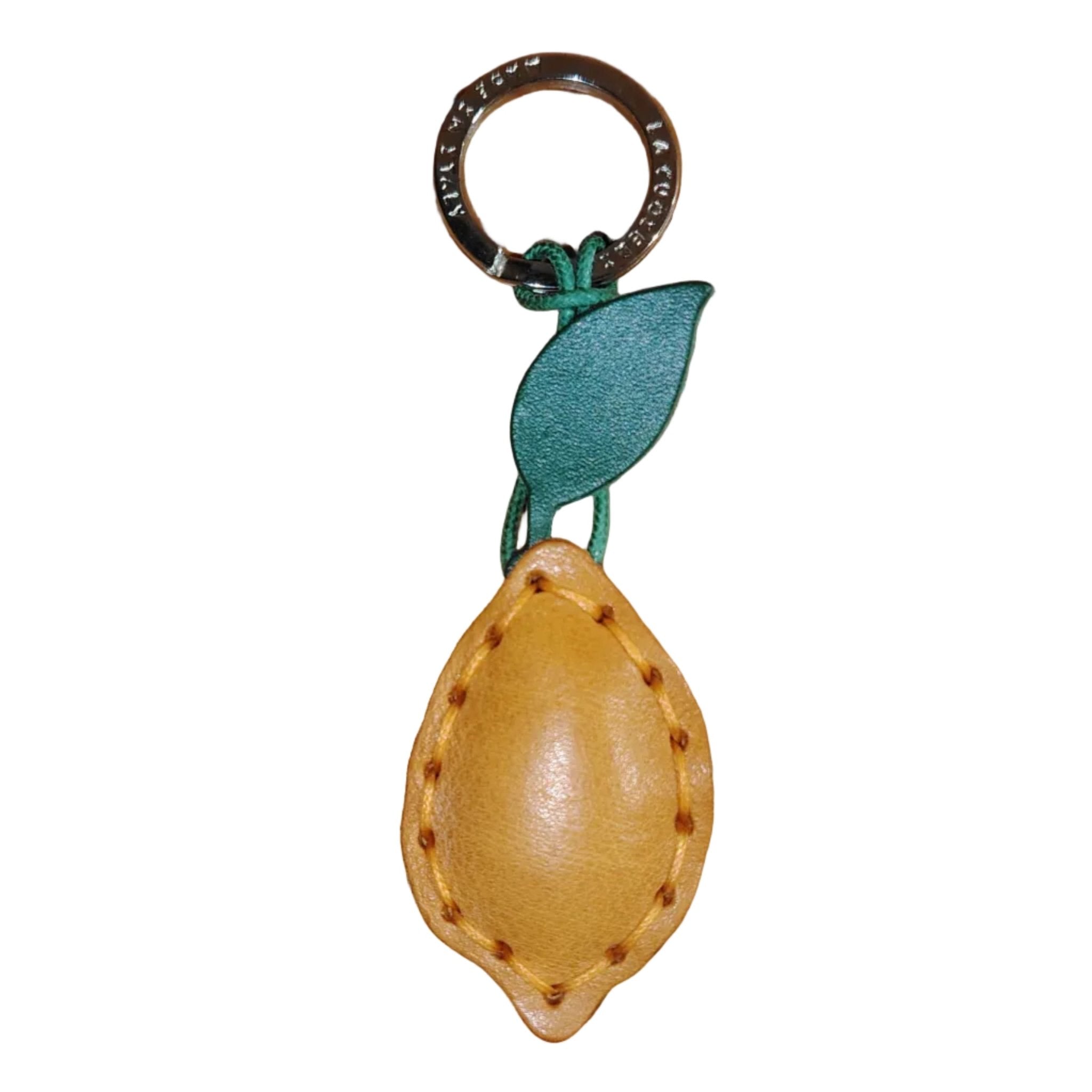 Portachiavi in pelle Pelletteria Allegrini Filippo Limone - Pelletteria Allegrini