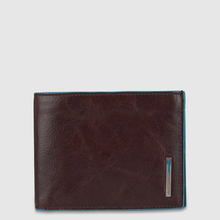Portafogli uomo con porta documenti Piquadro PU1392B2R Mogano - Pelletteria Allegrini